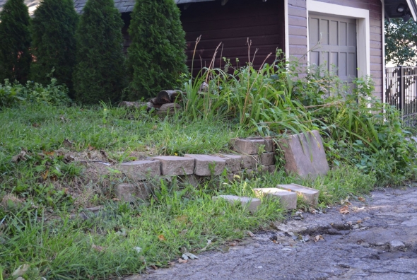 Retaining Wall - Before